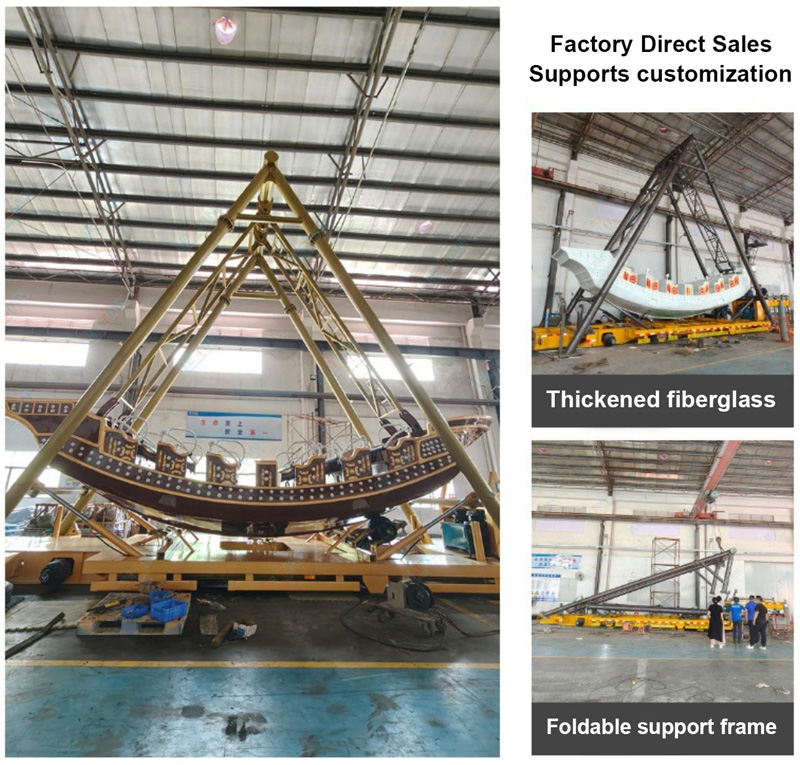 Mobile pirate ship with trailer